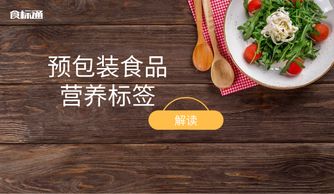 一图了解 预包装食品营养标签解读